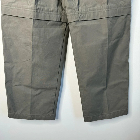 The North Face Men’s Cotton Convertible Cargo Zip-off Pants‎ Shorts Green Sz M - Picture 11 of 12